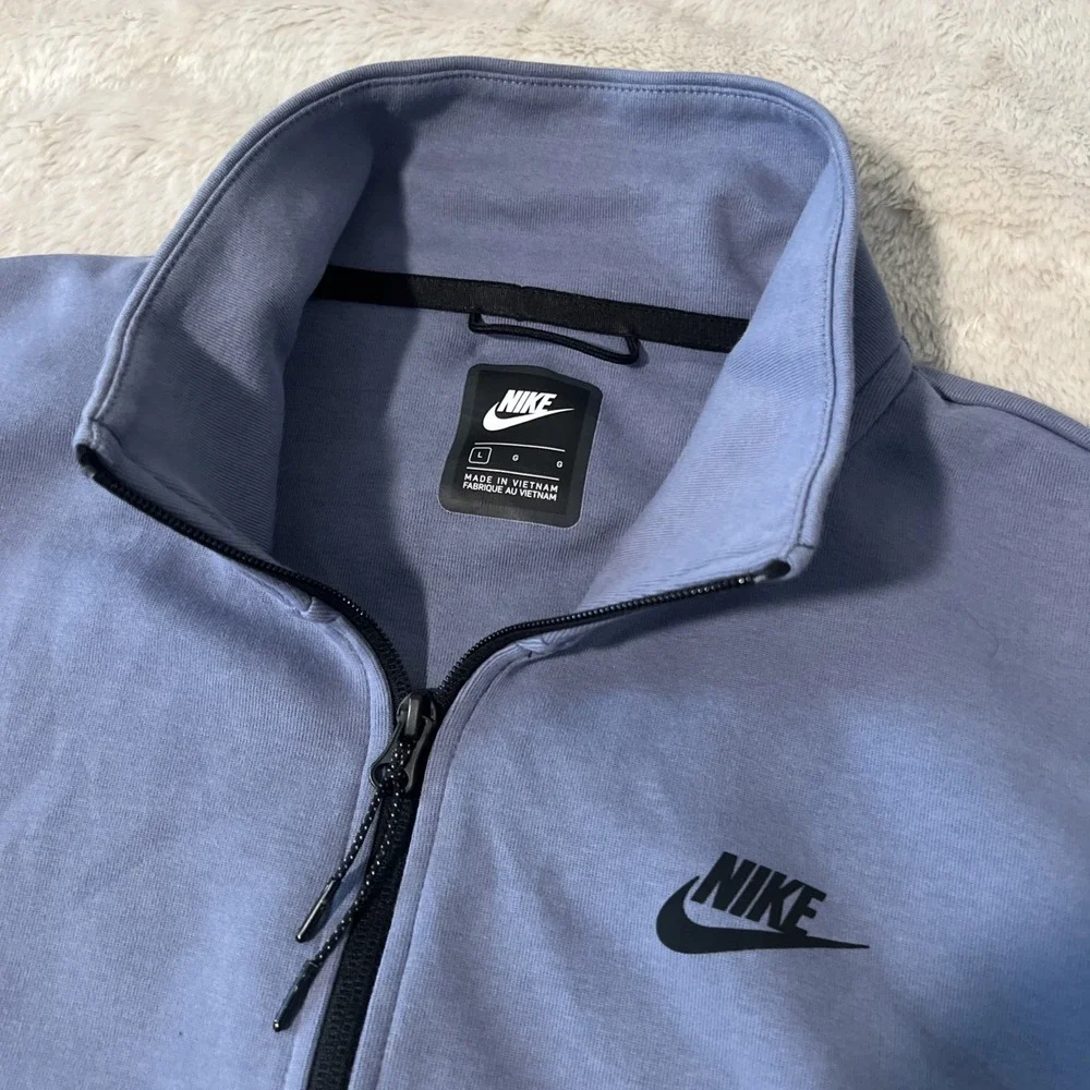 Nike Tech Fleece Thistle Lilac Purple Full Zip Hoodie Jacket Large CU4489-569